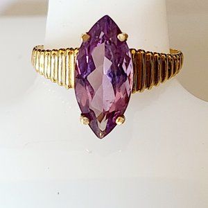 Amethyst Ring in 14kt. Gold